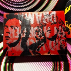 ⚡️SID & NANCY distressed graffiti Rocker Box Tray for trinkets money watches 5x7